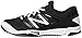 New Balance Men's T4040V3 Turf Baseball Shoe, Black/White, 11.5 D US