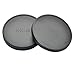 JJC L-R17 Body Cap and Rear Lens Cap for Samsung NX-Mini Mount Lens and Camera