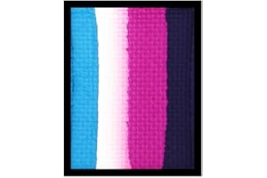 Bowitzki 10g Split Cake Face Paint Professional For Kids Adults One Stroke Split Cake Non Toxic Rainbow Flora Dolphin Unicorn Flame Body Paint Makeup (Unicorn)