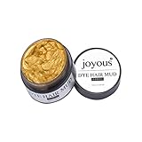 AMA(TM) Professional Instant Hair Dye Temporary Non-toxic Hair Spray Mud Cream (Gold)