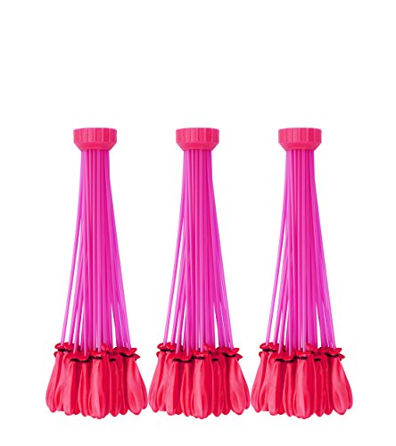 Bunch O Balloons - Instant Water Balloons - Pink (3 bunches - 100 Total Water Balloons)