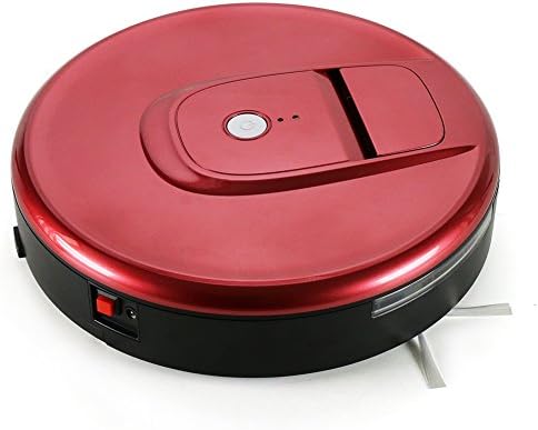 Automatic Robot Vacuum Cleaner - Smart Robotic Vaccum Cleaner Floor Sweeper High Suction with Drop-Sensing,Intelligent Light Sensing Technology &amp; Anti-collision Sensor for Hard Floor and Thin Carpet
