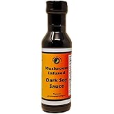 Premium | Mushroom Infused Double Black Soy Sauce | Crafted in Small Batches | 12 fl. oz. Flavor Lock Bottle