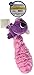 JW Pet Crackle Heads Plush Crackle Toy, Raccoon