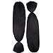 48 inch Braiding Hair kanekalon Crochet Braids Synthetic Hair Extensions x-pression Jumbo Braid Hair 57G (48 inch, 1B)
