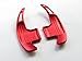 Pinalloy Red Aluminum Steering Paddle Shifter Extension for Ford Mustang 15-17
