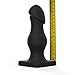 Double Bump Anal Plug by Lynk Pleasure Products (Black, 6.5'') - Anal Sex Toy for Men and Women - Thick Butt Plug with Realistic Tip and Bubble Shaft - Made for Maximum Comfort and Easy Penetration