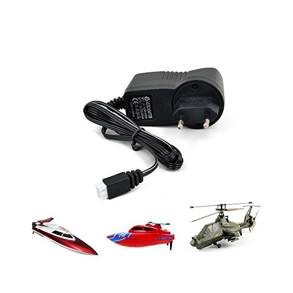 HSP Himoto 7.4V, 800mAh Universal Ladegerät für RC Hubschrauber Comanche FX060 und RC Boot FT007, WL911, Helikopter…
