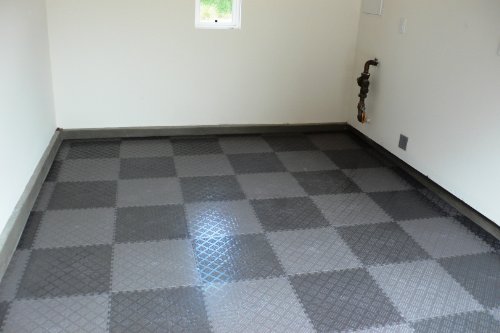 Norsk-Stor NSMPRD6MG Raised Diamond Multi-Purpose PVC Flooring, Metallic Graphite, 6-Pack - Thumbnail 3
