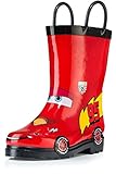 Disney Cars Kid's Lightening Mcqueen Boy's Red Rain Boots (Toddler/Little Kid) (9 M US Toddler)