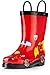 Disney Cars Kid's Lightening Mcqueen Boy's Red Rain Boots (Toddler/Little Kid) (9 M US Toddler)