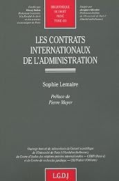 Les  contrats internationaux de l'administration