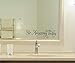 Be Amazing Today Vinyl Decal Sticker Bathroom Mirror Wall Art Motivational Quote Mirror Living Room Home Window