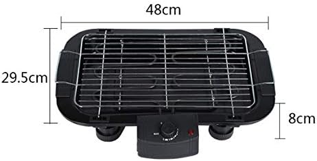 review Barbecue Grill Temperature-Controlled Stainless Steel Grill Indoor Smokefree Table BBQ Grilling for Home Outdoor Courtyard Camping Travel Hiking