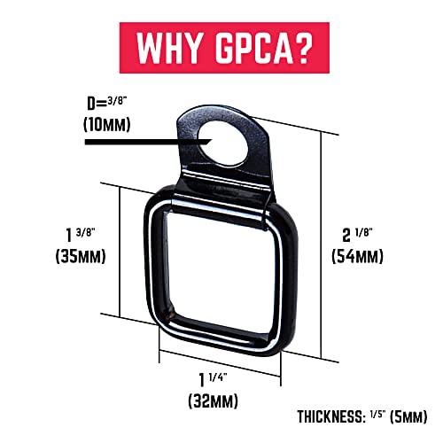 Tie Down D Ring Set, EasytoInstall Truck Tie Downs, Compatible with