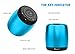 Ancord Micro Bluetooth Speaker TWS System Portable Tiny Body Loud Voice Shutter Button Selfie Features (Blue)