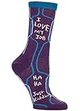 Blue Q Women's Novelty Crew Socks - Beautiful Day (Women's Size 5-10)