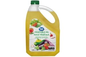 Greatt Value Pure Cooking Vegetable Oil - 2.84L, Multipurpose Edible Oil for Frying, Baking & Sauteing – 100% Natural, Neutra