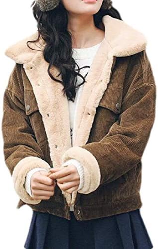 Whdgfdfdds Womens Winter Warm Corduroy 