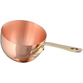 Mauviel M'Passion Copper Zabaglione Pan With Brass Handle, 3.2-qt, Made in France