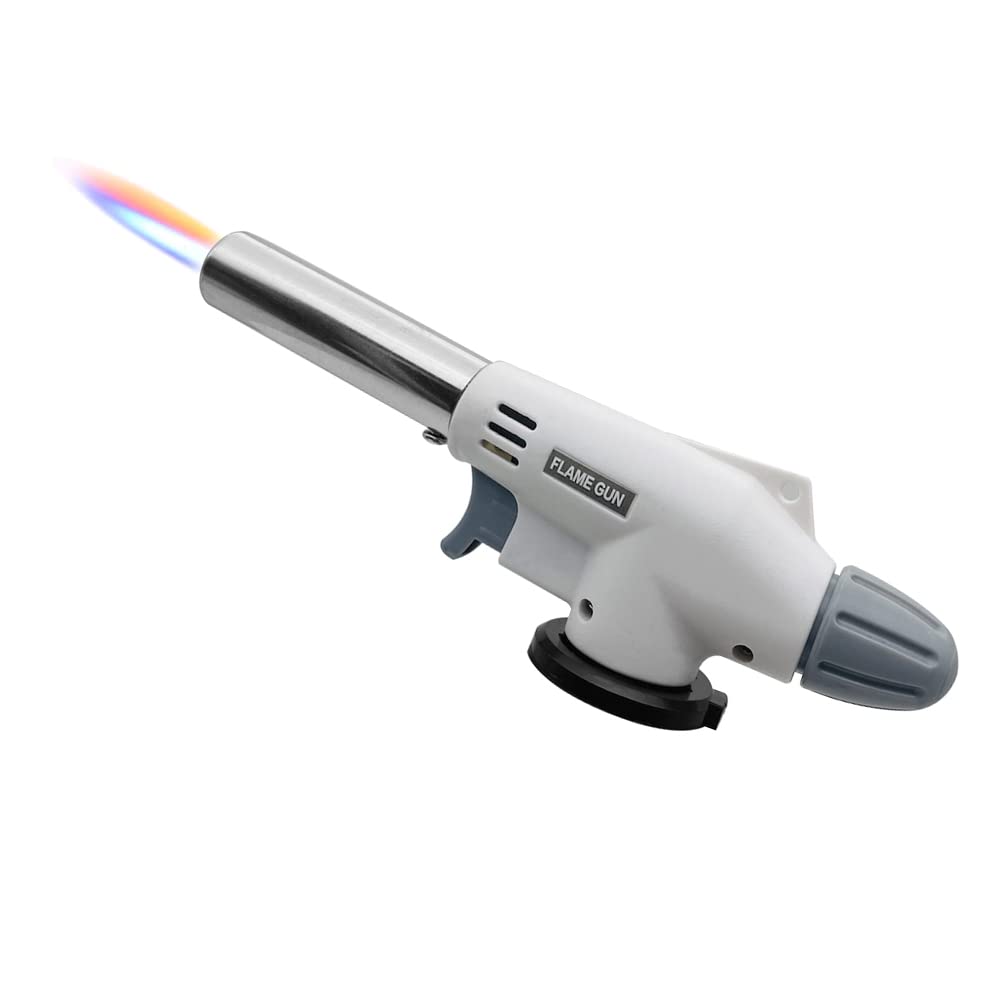 Docooler Outdoor 360° Rotatable Reliable Safe Butane Gas Torch Burner Auto Ignition Camping BBQ Flamethrower Flame Lighter