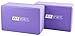 FIT SPIRIT Set of 2 Purple Exercise Yoga Blocks - 9