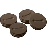 Hubbell-Bell 5269-2 (4-Pack) Weatherproof Accessories with Closure Plug, Bronze, 1/2 In.