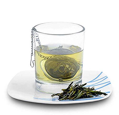 UPZHIJI Tea Strainer,Stainless Steel Mesh Tea Ball 2.1 Inch Tea Infuser Strainers ,Filters Tea Interval Diffuser for Tea (2 pcs)