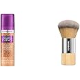 Covergirl Simply Ageless 40 Medium Foundation, Blending Brush - Skincare Makeup with Bakuchiol & Tranexamic Acid Reduces Fine Lines & Fades Dark Spots