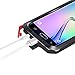 seacosmo Protective Case Compatible with Galaxy S6 Edge, Full Body Military Rugged Heavy Duty Cover Shockproof Dual Layer Bumper Case(Without Screen Protector), Black