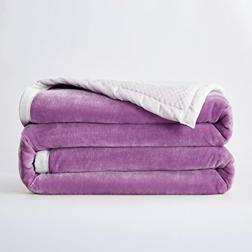 Blanket Plush Nap coral Flannel Bed Couch Super soft Warm Lazy blanket-D 150x200cm(59x79inch)