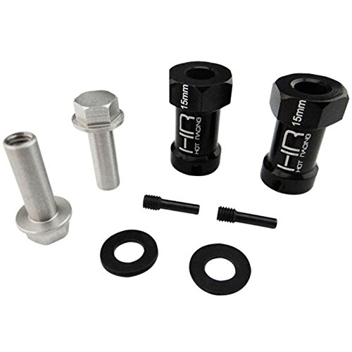 Hot Racing SCX10FT01 15mm Wheel Hub Extensions with 12mm Hex (2) - Axial SCX Wraith