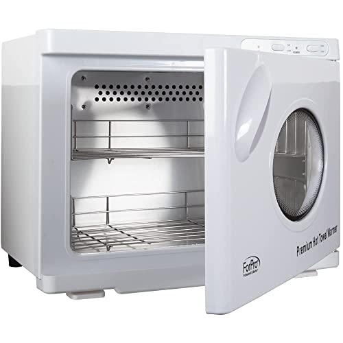 ForPro Professional Collection Classic Hot Towel Warmer Cabinet With UV  Sterilizer, Extra Large Capacity, Two Stainless Steel Racks, Signature  White on Galleon Philippines