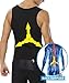 LAZAWG Men Sauna Vest Waist Trainer for Weight Loss Thermal Body Shaper Neoprene Corset Zipper Sweat Tank Top Workout Fitness Shirt Tummy Slimming Suits