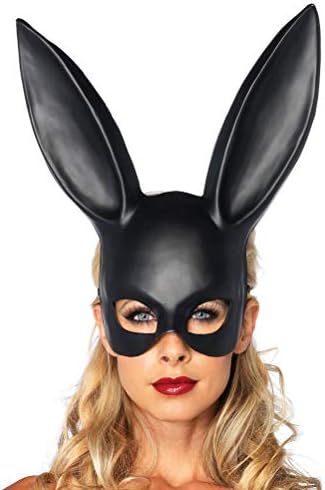 fexgaoo Masquerade Rabbit Bunny Fancy Mask for Carnival Easter Party Cosplay Costume Accessory Women