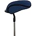 Stealth Club Covers 14060 Putter Blade Boot'E Golf Club Head Cover, Navy Blue Solid/Black Trim