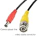 JerGO Professional Grade Siamese Combo Coaxial Cable Pre-made All-in-One BNC Video Power Cable for 1080P /720P, TVI, CVI, AHD and HD-SDI Camera and Analog CCTV Camera ( Black 25Ft )