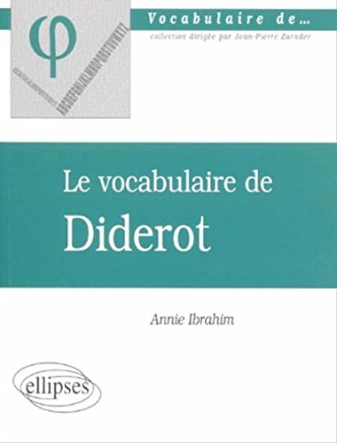 Le  vocabulaire de Diderot