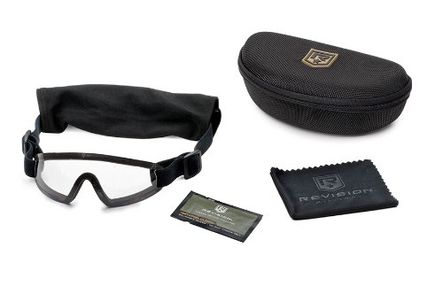Revision military exoshield extreme low profile goggle clear - bl…