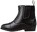 Saxon Girls Equileather Zip Front Boots, Black, Child Size 5