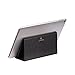 VPACK PU Leather Desk Cell Phone Holder Stand Mobile Phone Support, Assorted Color (Onyx Black)