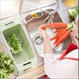 Aleex-A Stainless Steel Kitchen Sink Plug Strainer – Rust Free 78mm Hole view 7