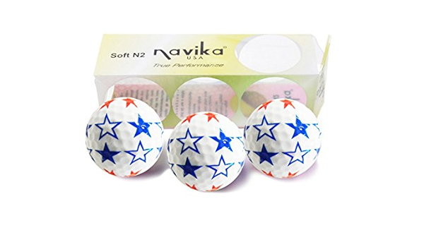 Red white and blue golf balls Clearance