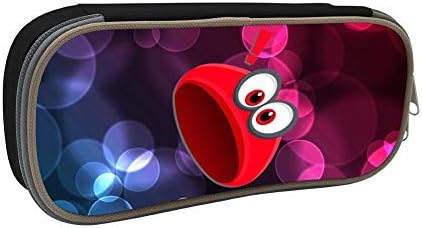 Rainbow SpaceSuper Mario Odyssey Header Hat Pencil Case Cosmetic Makeup Bag Zipper Pouch Purse