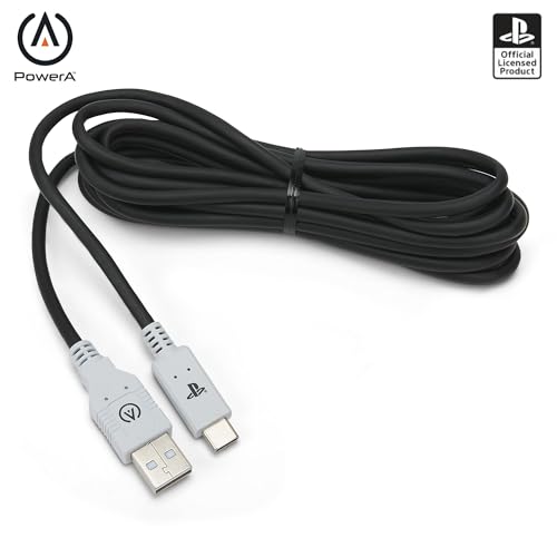 PowerA USB-C-Kabel für PlayStation 5, Kabel, USB-C, PS5, offiziell lizenziert