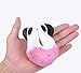Aolige 2 PCs Squishies Panda Slow Rising Jumbo Kawaii Cute Small Animal Donuts Creamy Scent for Kids Party Toys Stress Reliever Toy