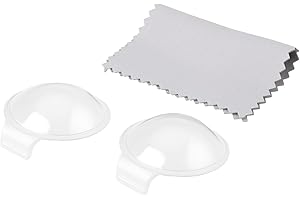 SING F LTD Pair Transparent Lens Protector with Cleaning Cloth DJI114685 Compatible with Osmo 360 Camera