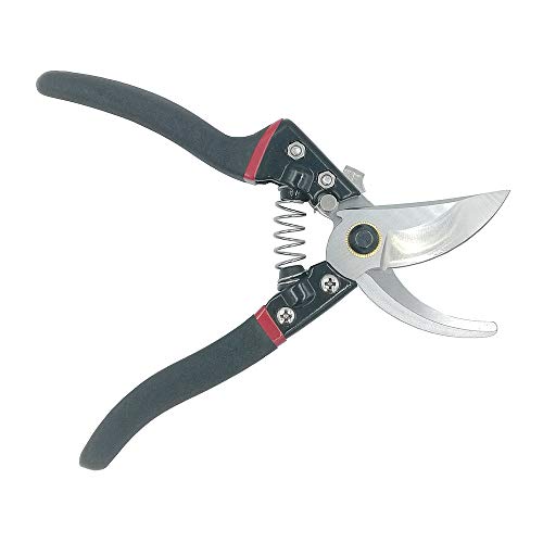 WOYESHENMU 8" Upgraded Pruning Shears Â£Â¨Germany 75CR1 SteelÂ£, Professional Pruning Scissors for Garden, Sharp and Durable Bypass Pruner/Hand Pruners, Aluminum Alloy Handle Secateurs Â£Â¨BlackÂ£