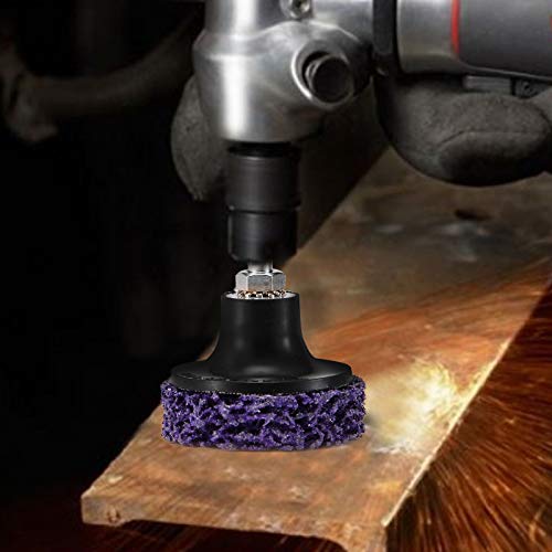 11 Pack 2" Quick Change Easy Strip It Discs for Drill, Poly Abrasive