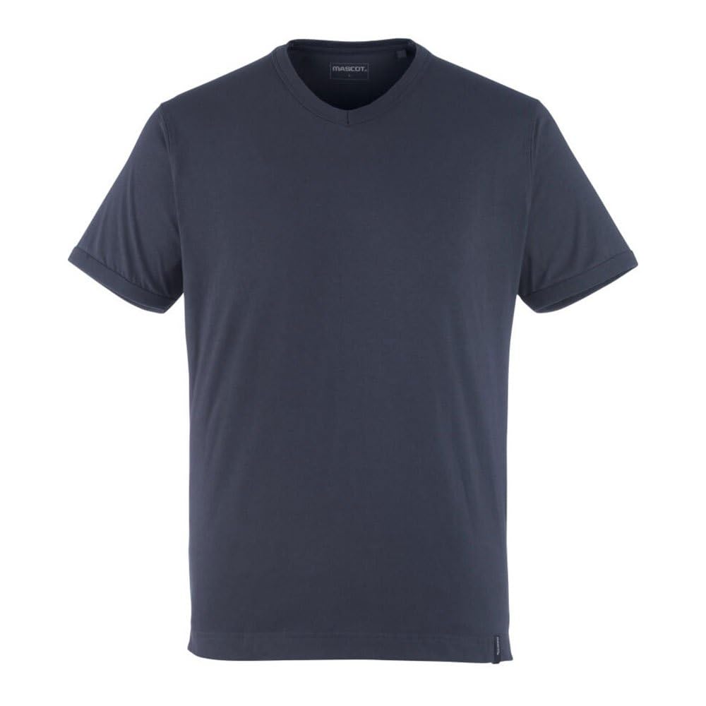 Mascot 50415-250-010 Algoso Crossover V-Neck Modern Fit T-Shirt, Size S, Dark Navy